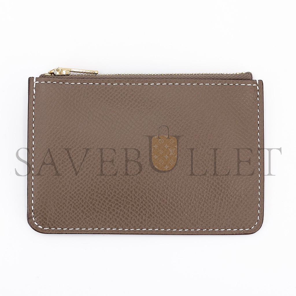 HERMES MASRER CONSTANCE SLIM WALLET EPSOM H082060CC18(12.4*10.2*3cm)